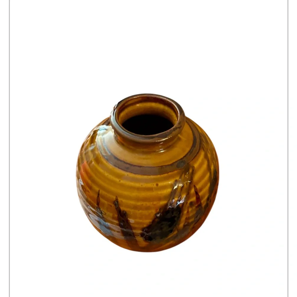 *3 for $30* VINTAGE STONEWARE VASE, Pottery. Made in Japan. - Picture 2 of 7